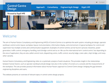 Tablet Screenshot of control-centre-design.com